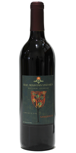 Sangiovese bottle